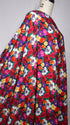 Artlux ~ 'Damson' Multi | Navy Marocaine Viscose Crepe ~ Made in Italy ~ *Clearance Sale 30% Off